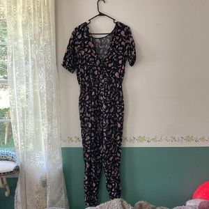 Black Paisley Jumpsuit